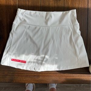 White sporty tennis skirt (size S)